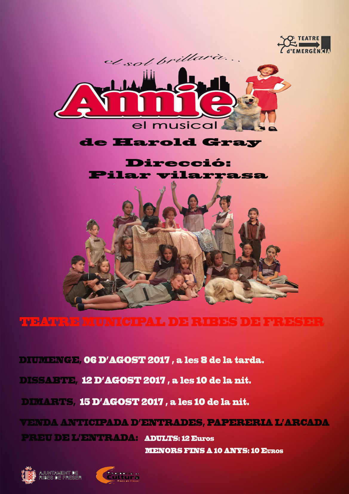 Annie, el musical de Teatre d'Emergència