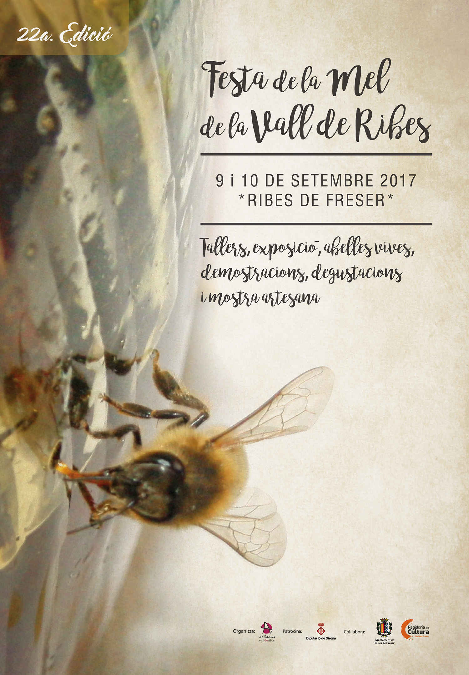 XXII Festa de la Mel a la Vall de Ribes Ribes de Freser, 9 i 10 de setembre de 2017